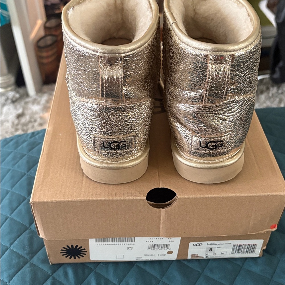 UGG Women’s Metallic Gold Boots